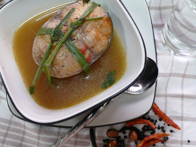 Fresh catfish peppersoup
